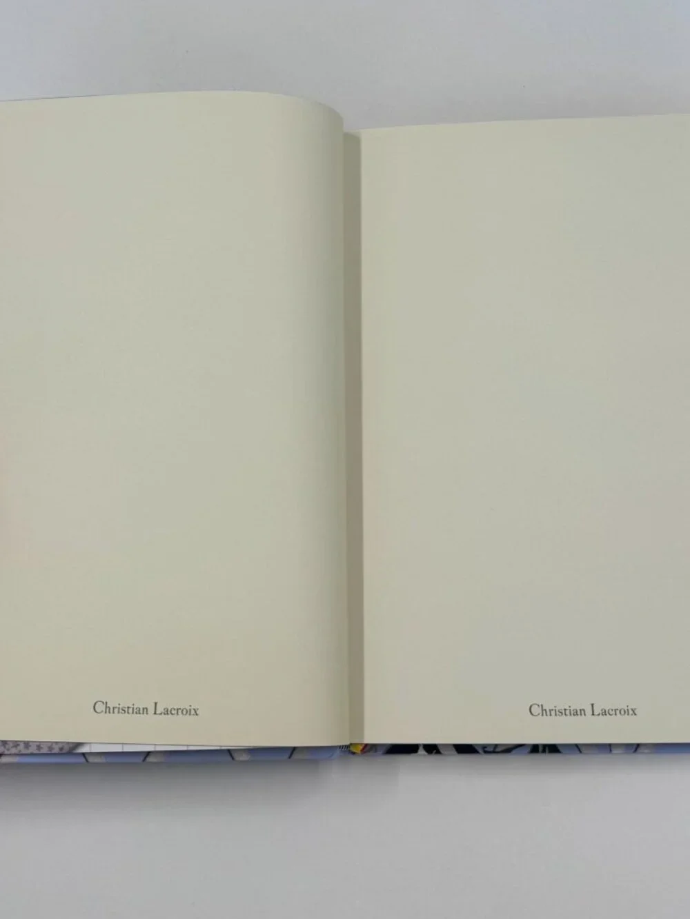 Rare Christian Lacroix Papier Notebook Vintage w/ Gold Foil Pages